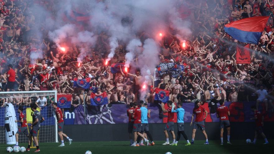 Fotos: Chute de energía en El Sadar antes del Getafe - Osasuna