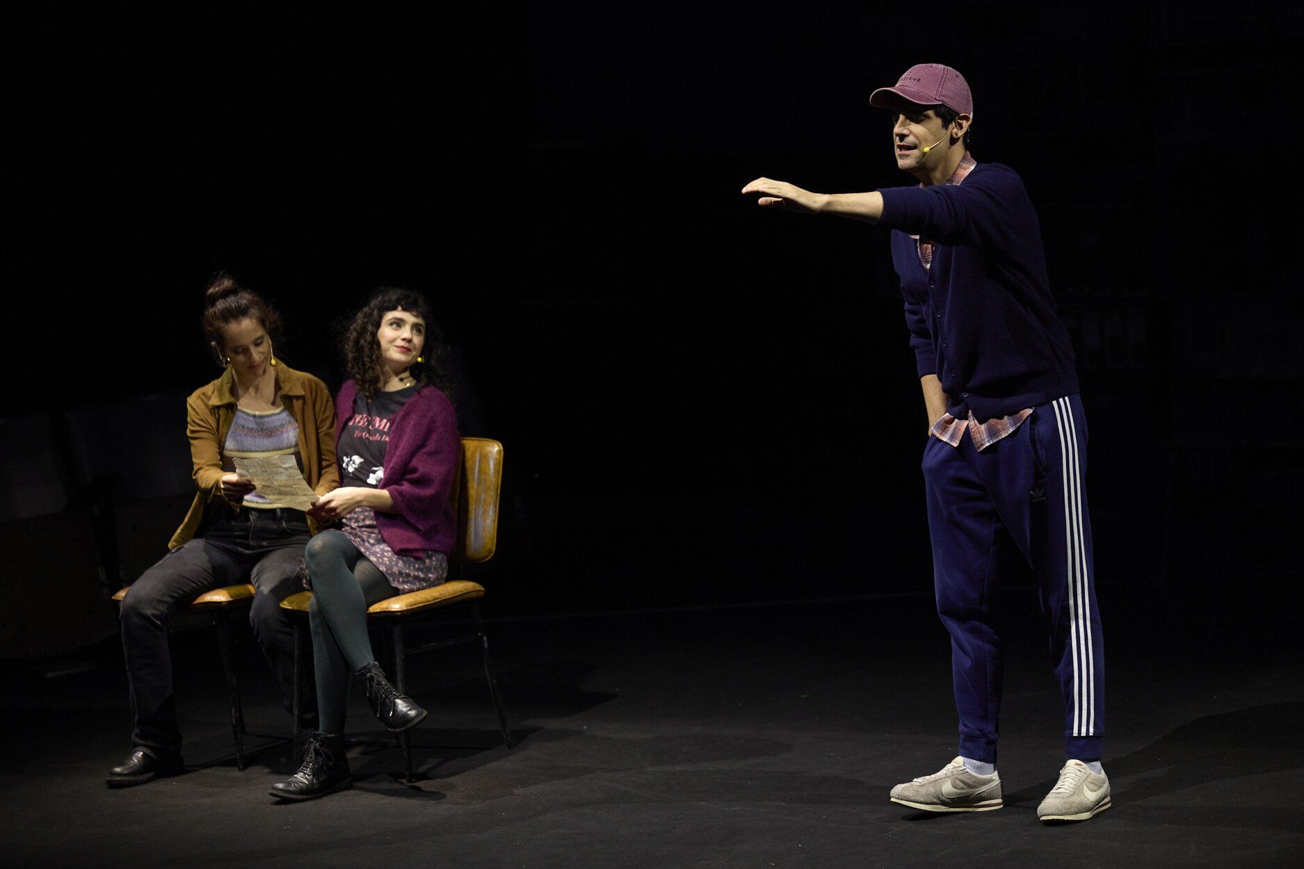 Imágenes de la representación de 'De Nao Albert y Marcel Borràs' en el Festival de Teatro de Olite