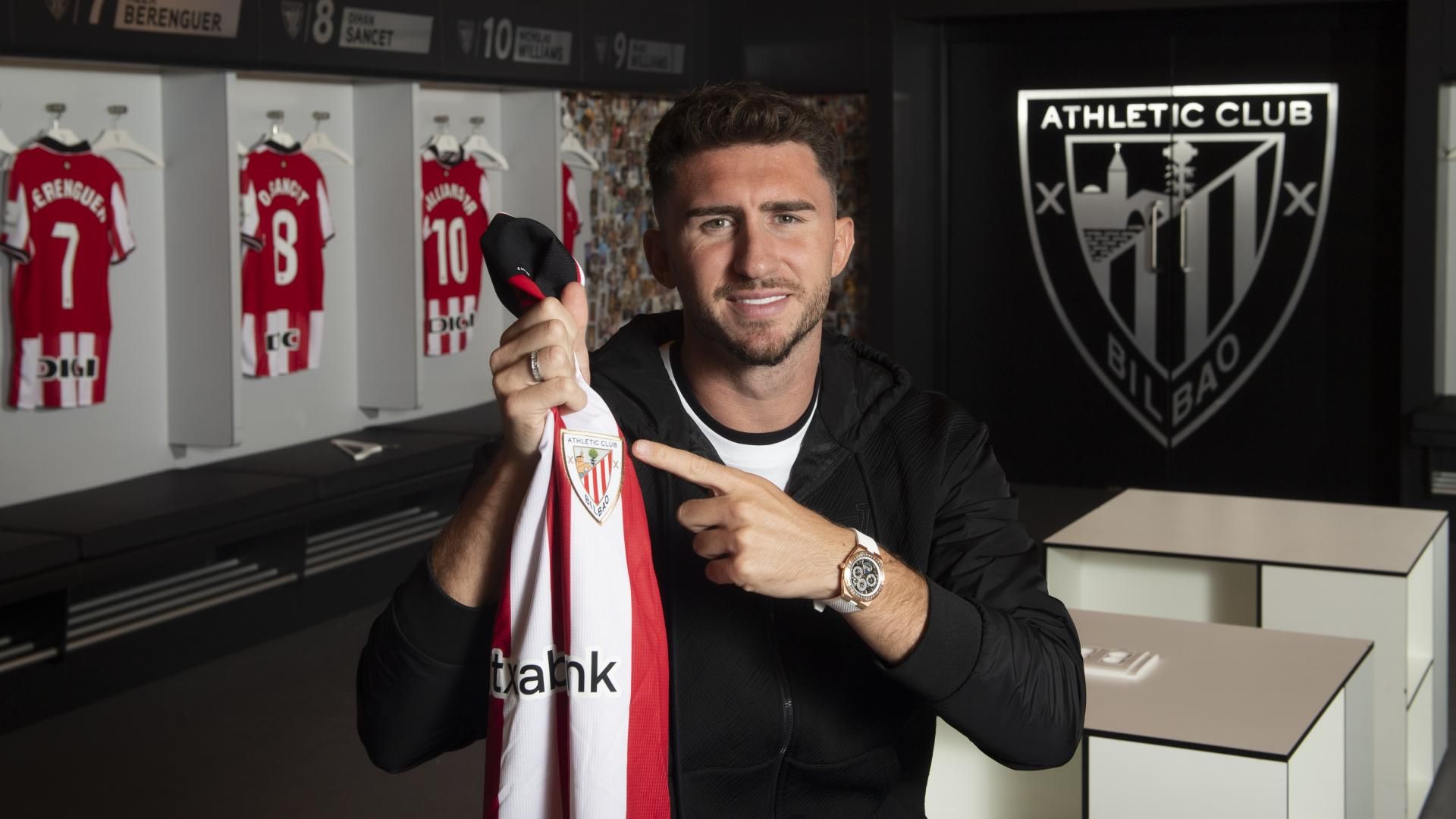 En imágenes: así luce de nuevo Laporte la camiseta del Athletic