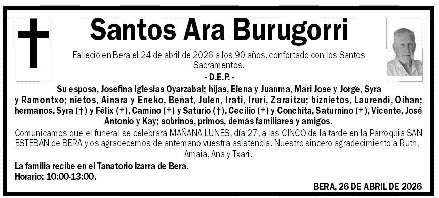 Santos Ara Burugorri