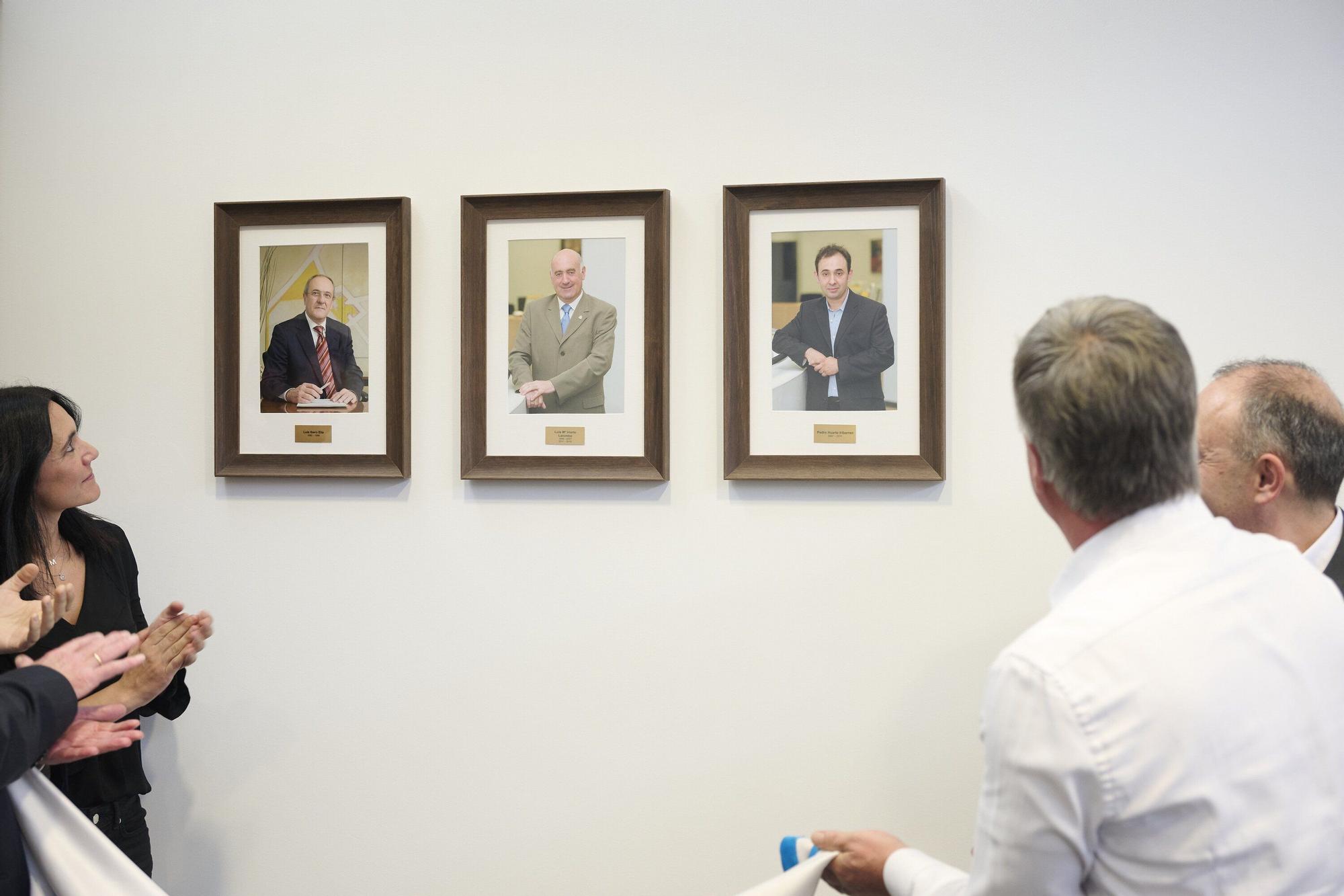 Homenaje a los tres exalcaldes de Zizur Mayor