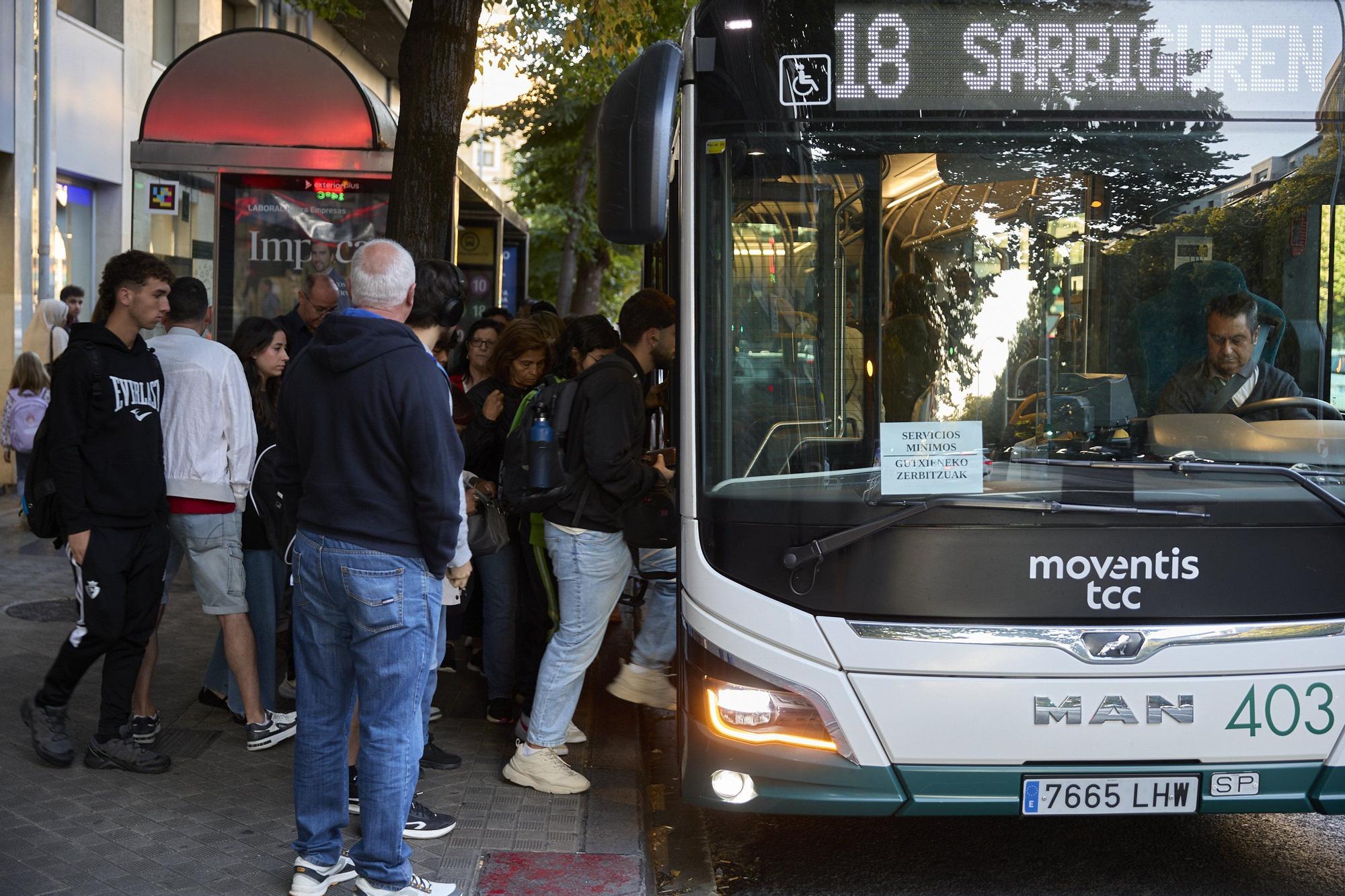 Huelga en el servicio de villavesas este martes 9 de septiembre