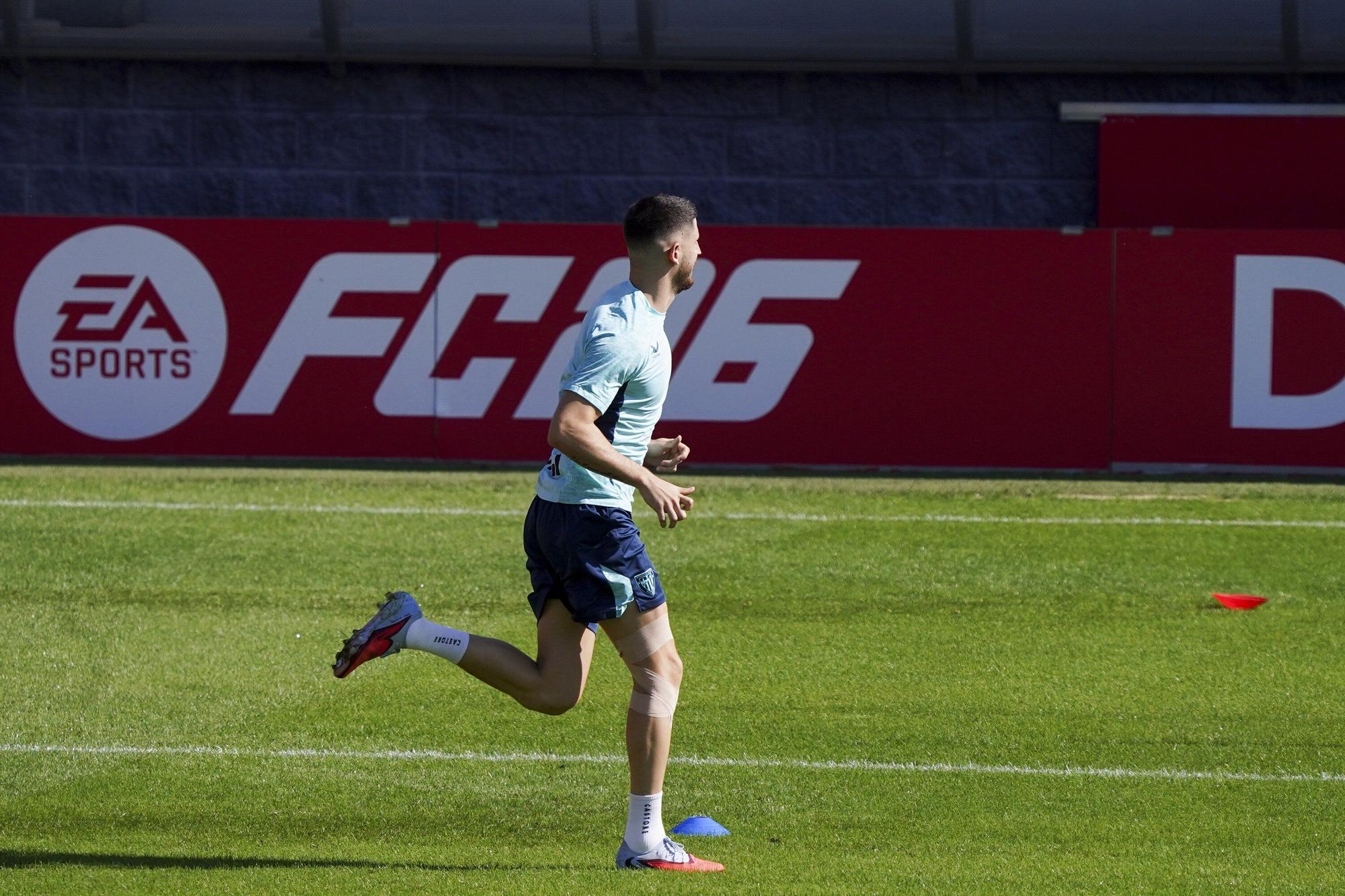 En imágenes: entrenamiento del Athletic en Lezama este sábado