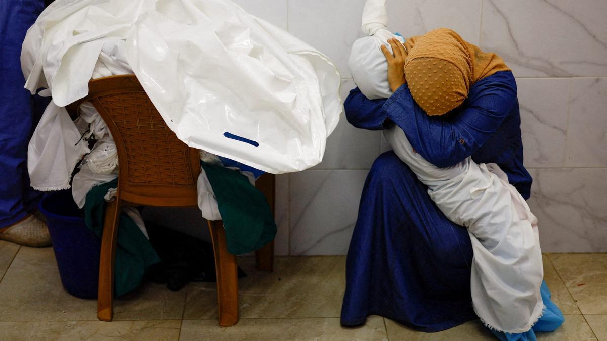 La obra de Mohammed Salem que ganó el Premio World Press Photo.
