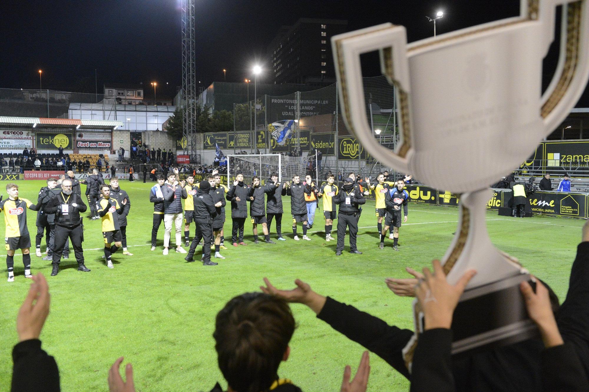 El Portugalete-Alavés, en imágenes