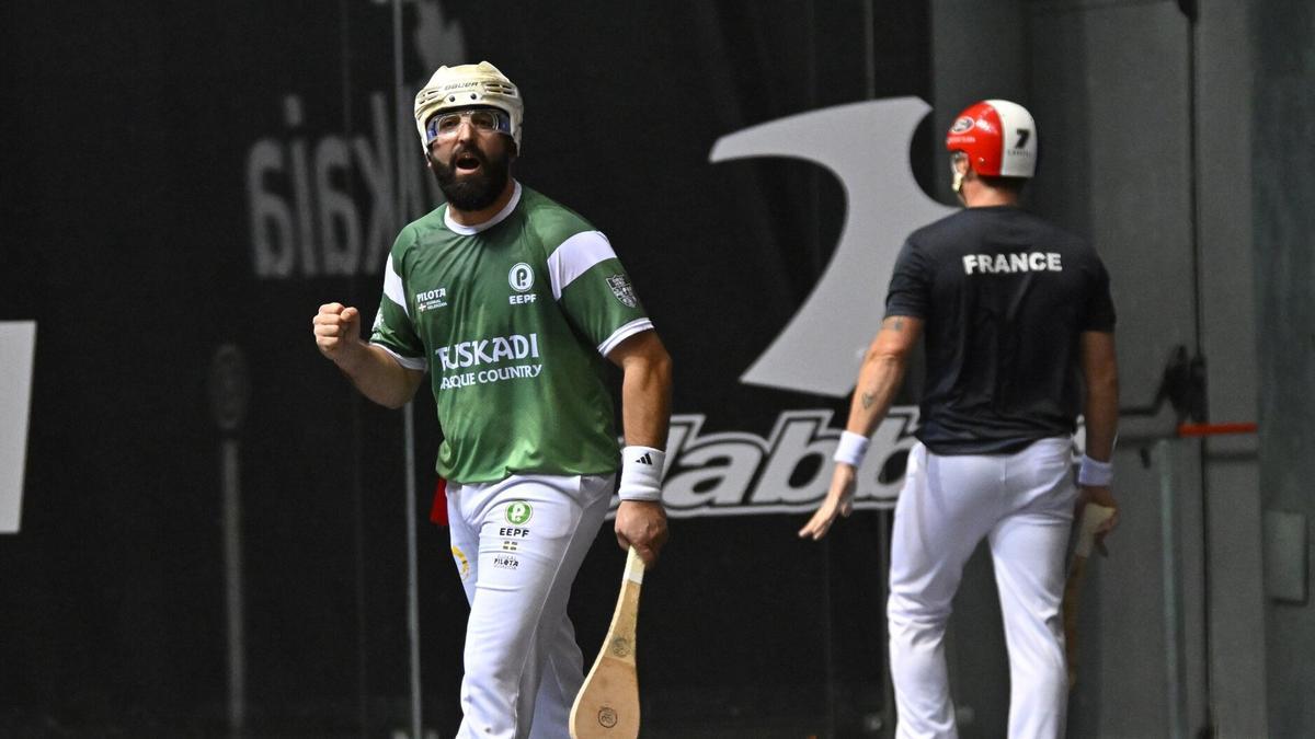 Ibai Pérez, durante la Liga de Naciones.