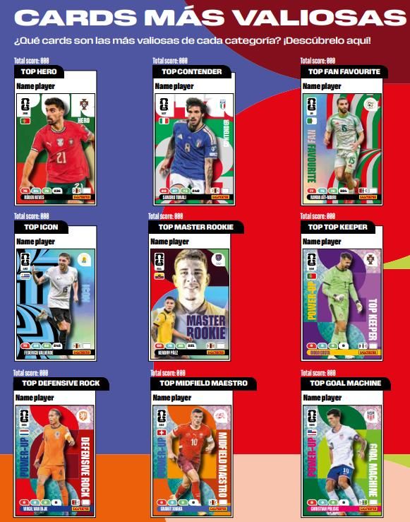 La guía del álbum indica cuáles son los cromos más valiosos de la colección.