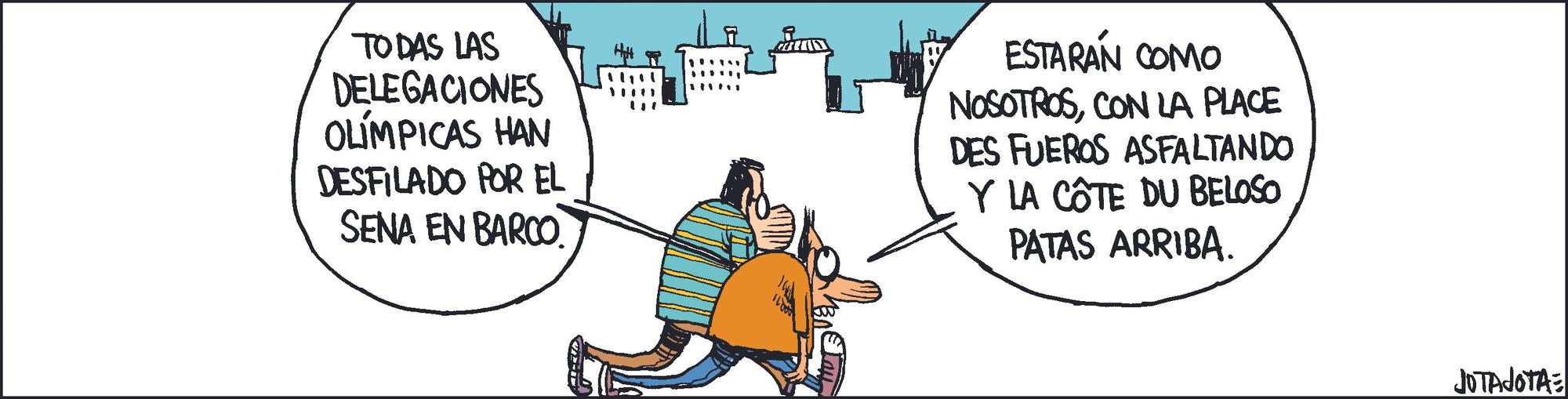 La tira de Jota Jota.
