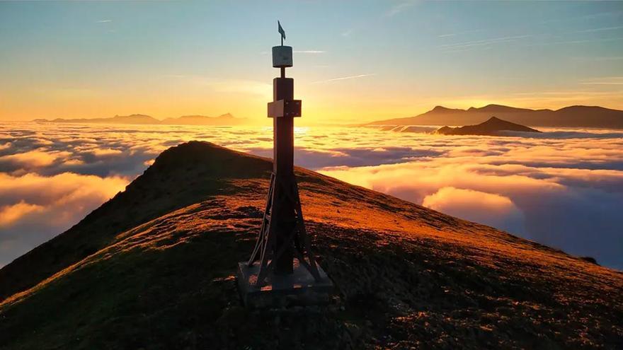 Amanecer desde Goikogane, rincón favorito de Laudio