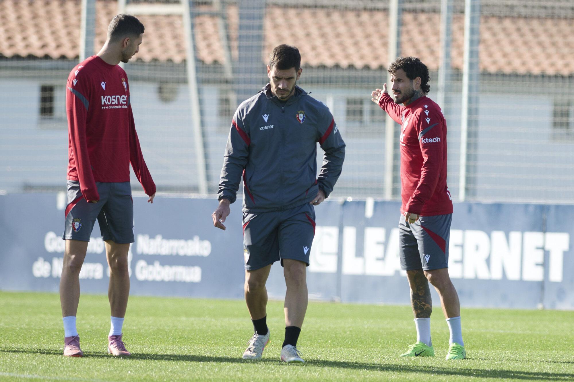 Fotos del entrenamiento de Osasuna (domingo 9 de noviembre)