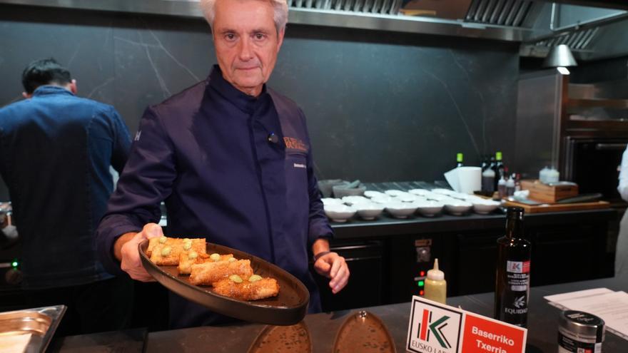 Finger de Cerdo de Caserío Eusko Label con pibil y cilantro