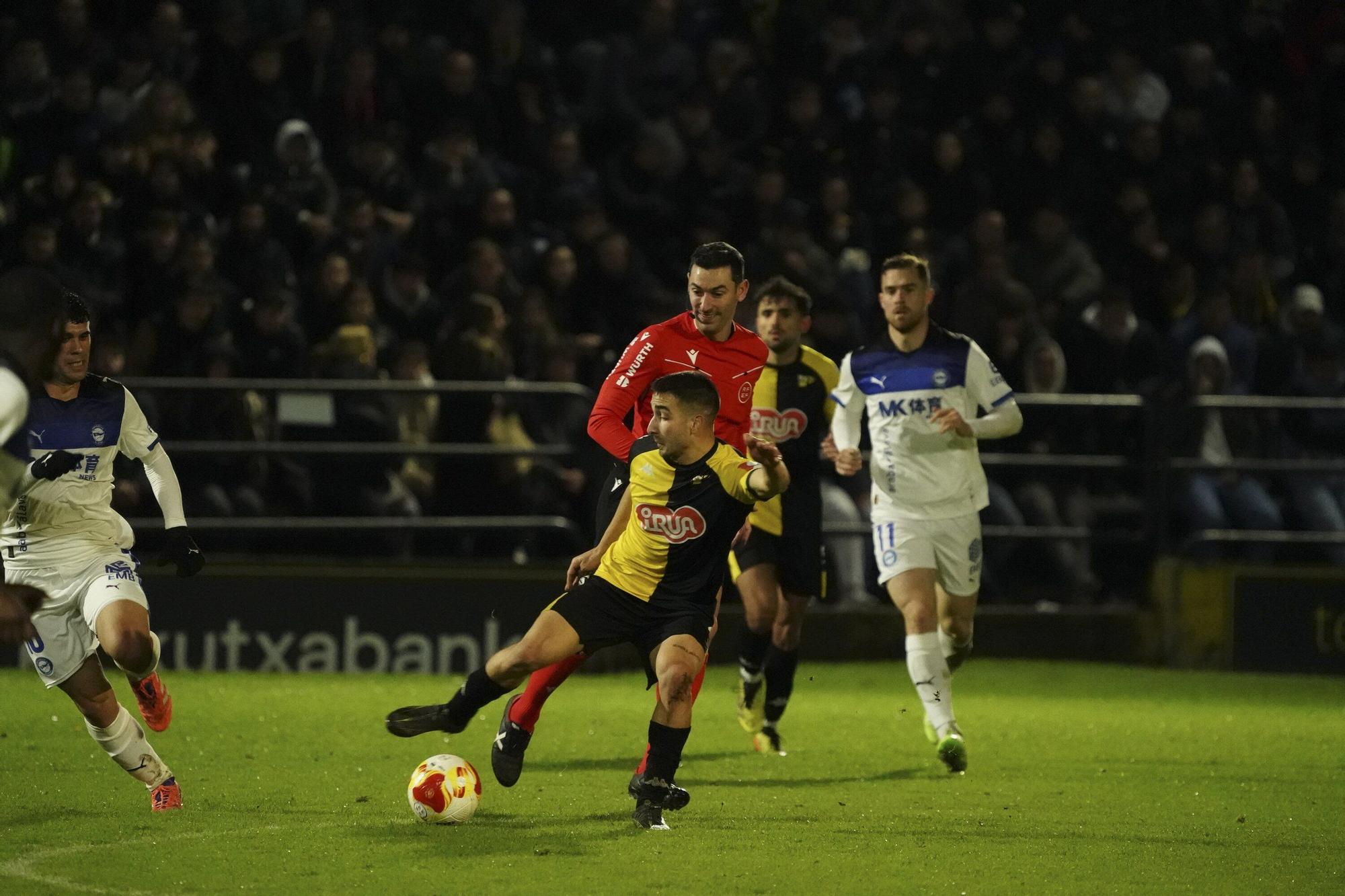 El Portugalete-Alavés, en imágenes
