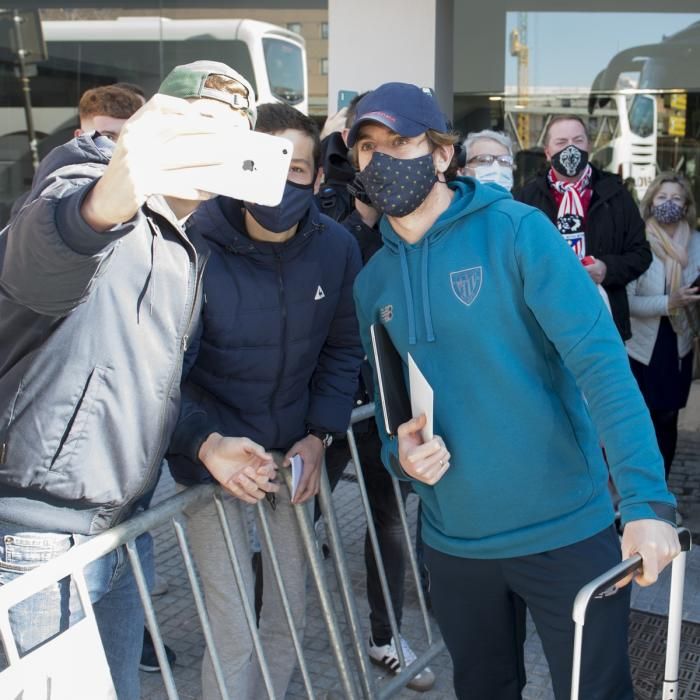Viaje del Athletic a Málaga por la Supercopa