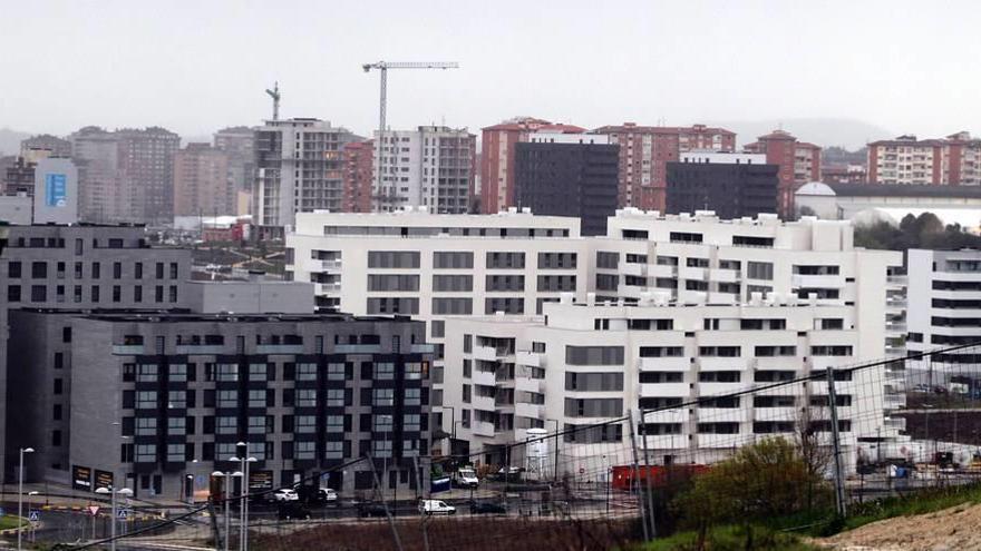 Viviendas cosntruidas en la zona de Entremutilvas.