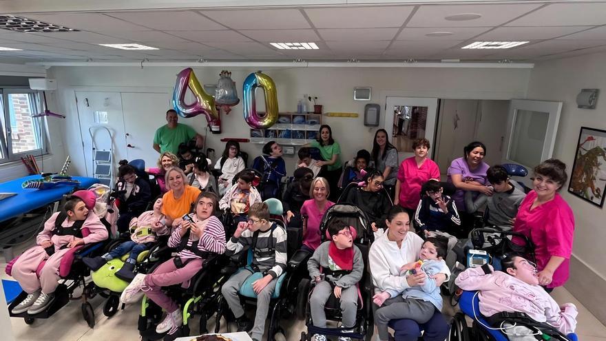 El ColegioVirgen de Orreaga de Aspace cumple 40 años acompañando a alumnado con parálisis cerebral