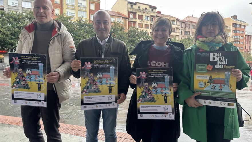 Barakaldo abre hoy al público la pista de hielo de la Herriko Plaza