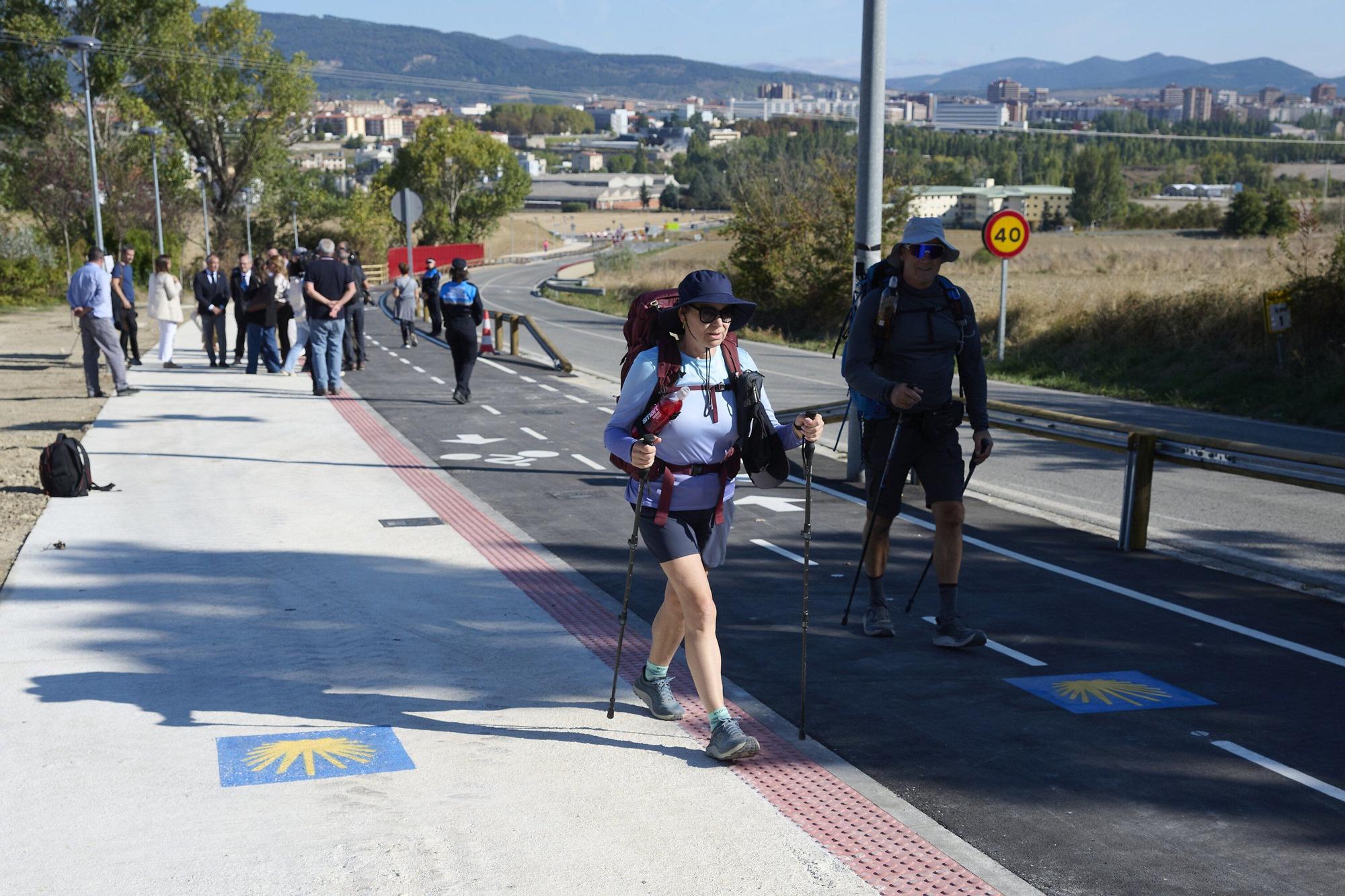 Fotos de la visita al carril bici entre Pamplona y Cizur Menor por el Camino de Santiago