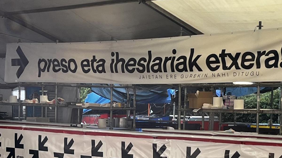 Imagen de una txosna