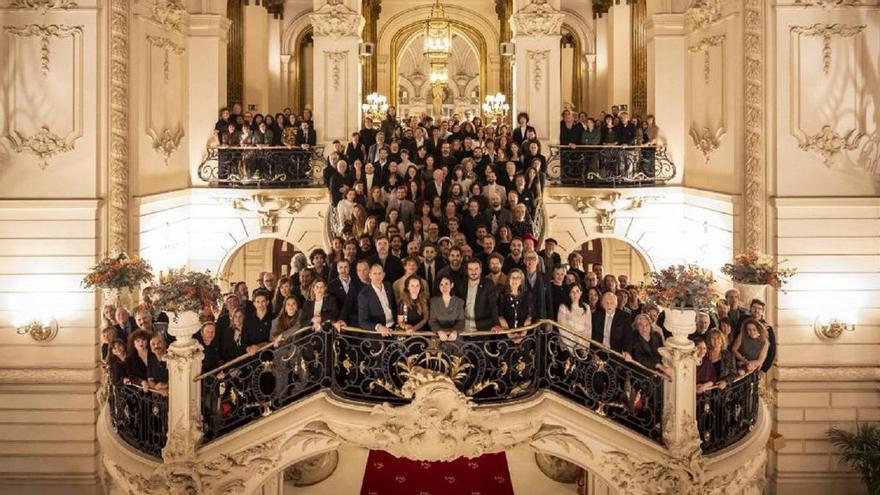 Fiesta popular en los cines Príncipe para apoyar a los nominados guipuzcoanos en los Goya