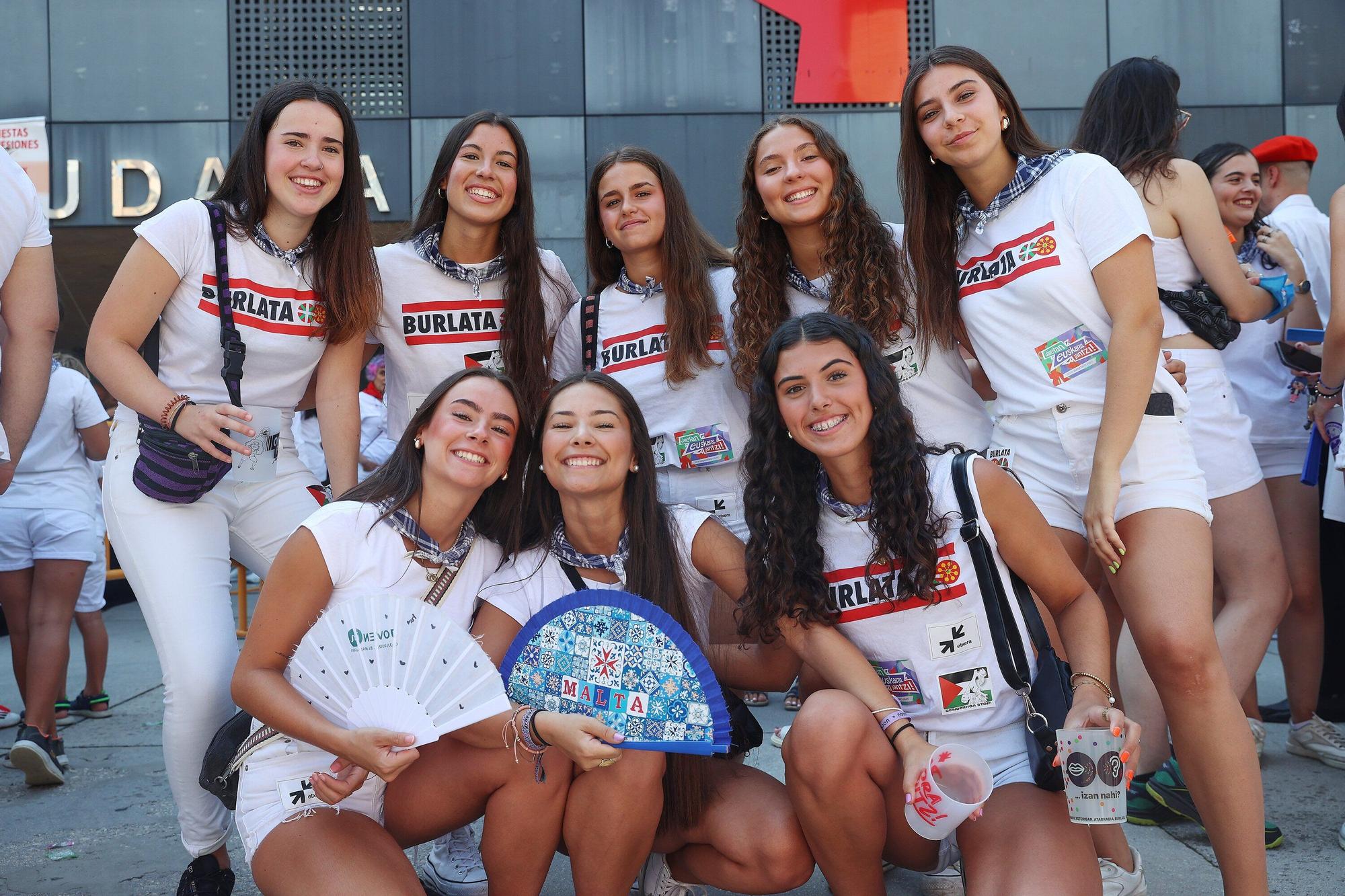 Fotos del chupinazo de Burlada