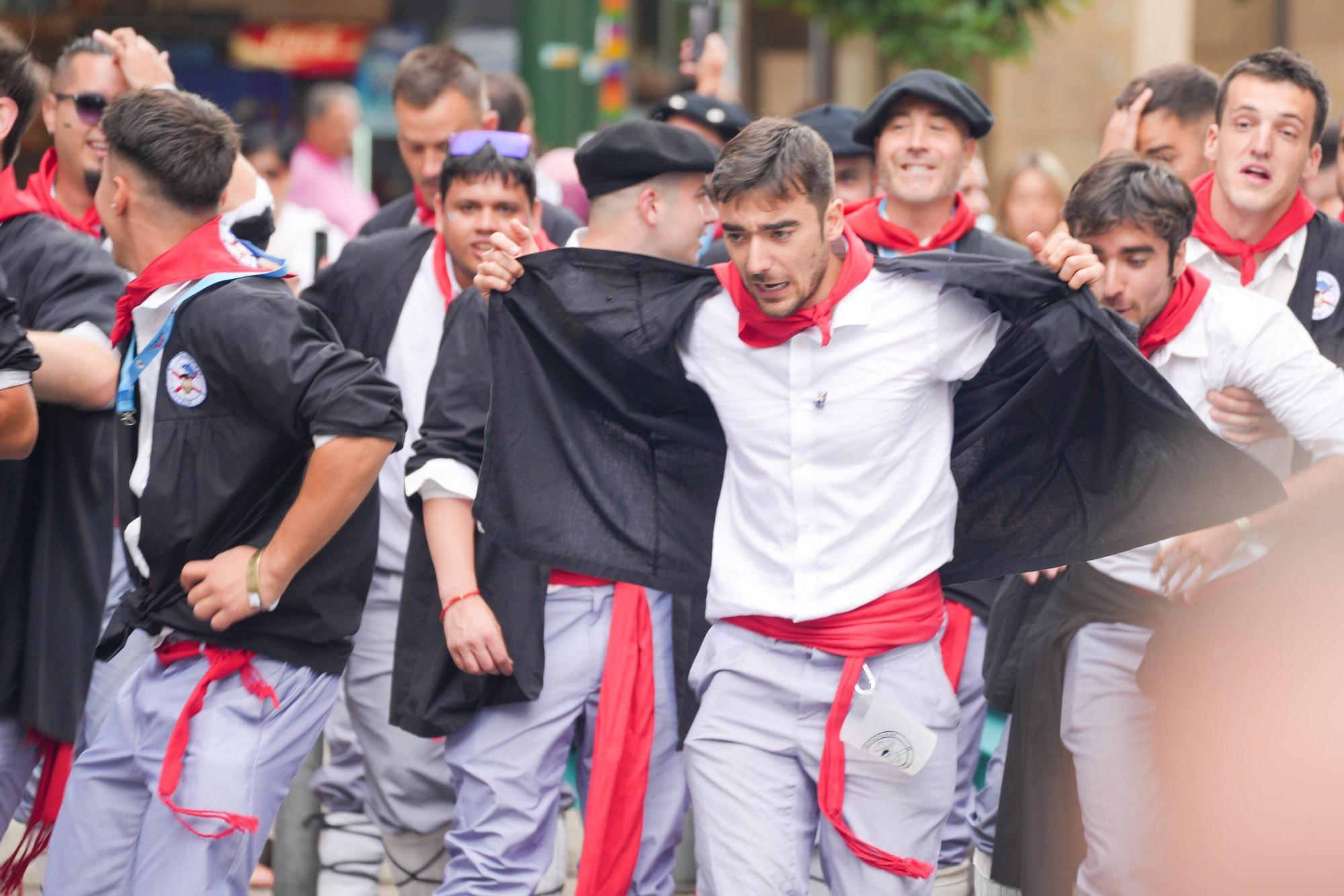 Ambiente en Vitoria el día de la Virgen Blanca