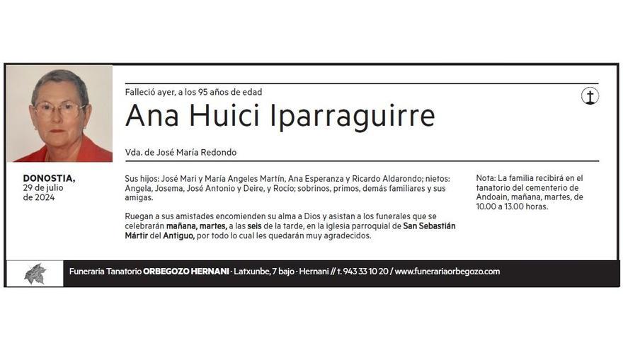 Ana Huici Iparraguirre
