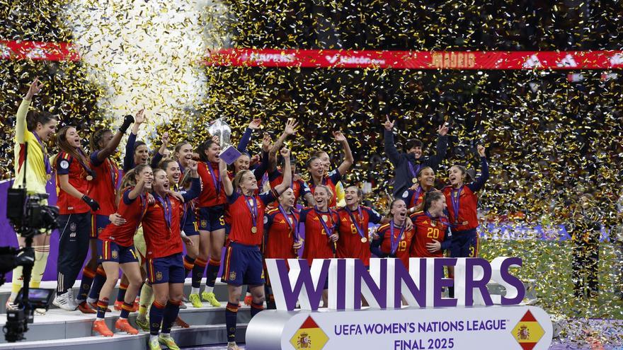 Doce minutos para el recuerdo dan a España su segunda Liga de Naciones