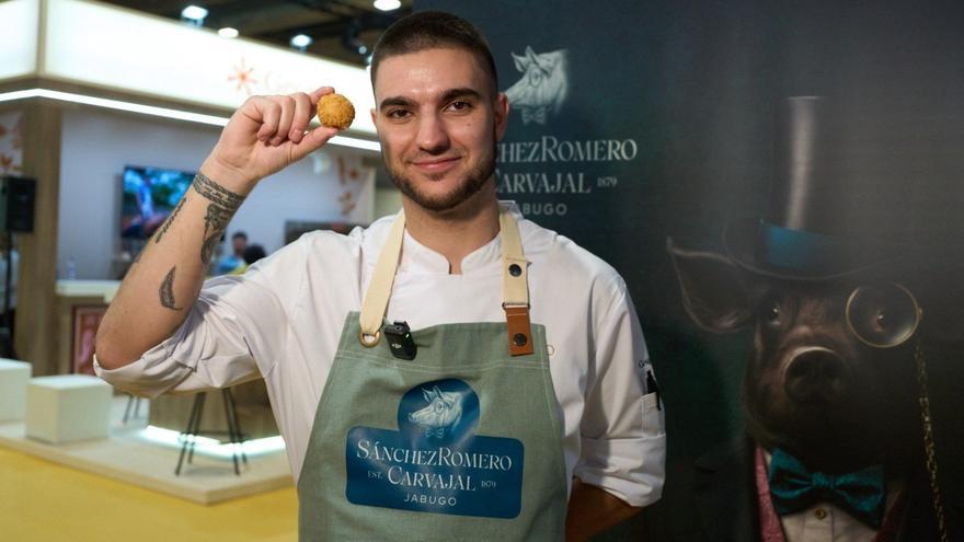 El chef ganador de la mejor croqueta de jamón del Estado revela su truco: "Tengo el hombro reventado"