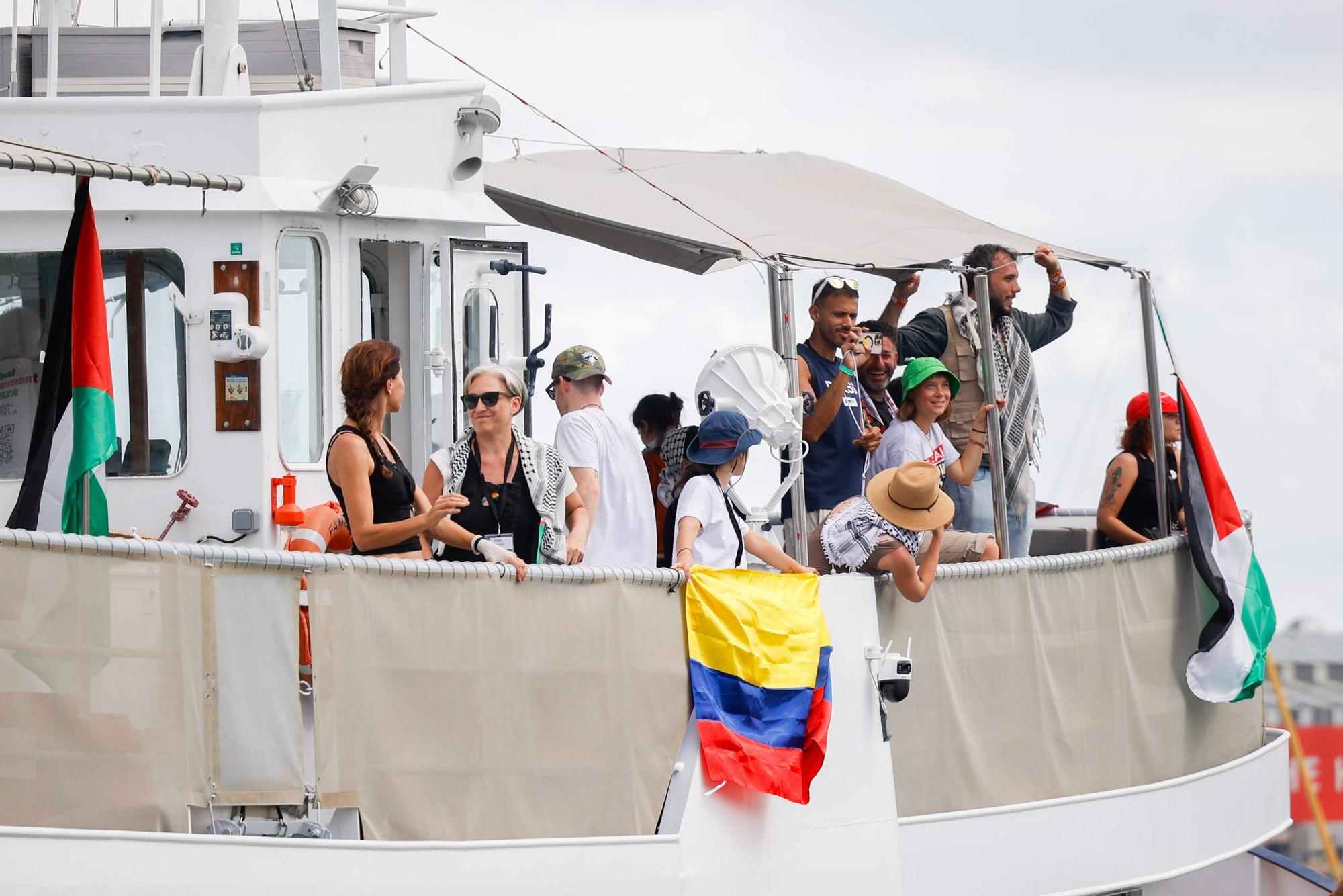 Fotos: La flotilla Global Sumud zarpa rumbo a Gaza