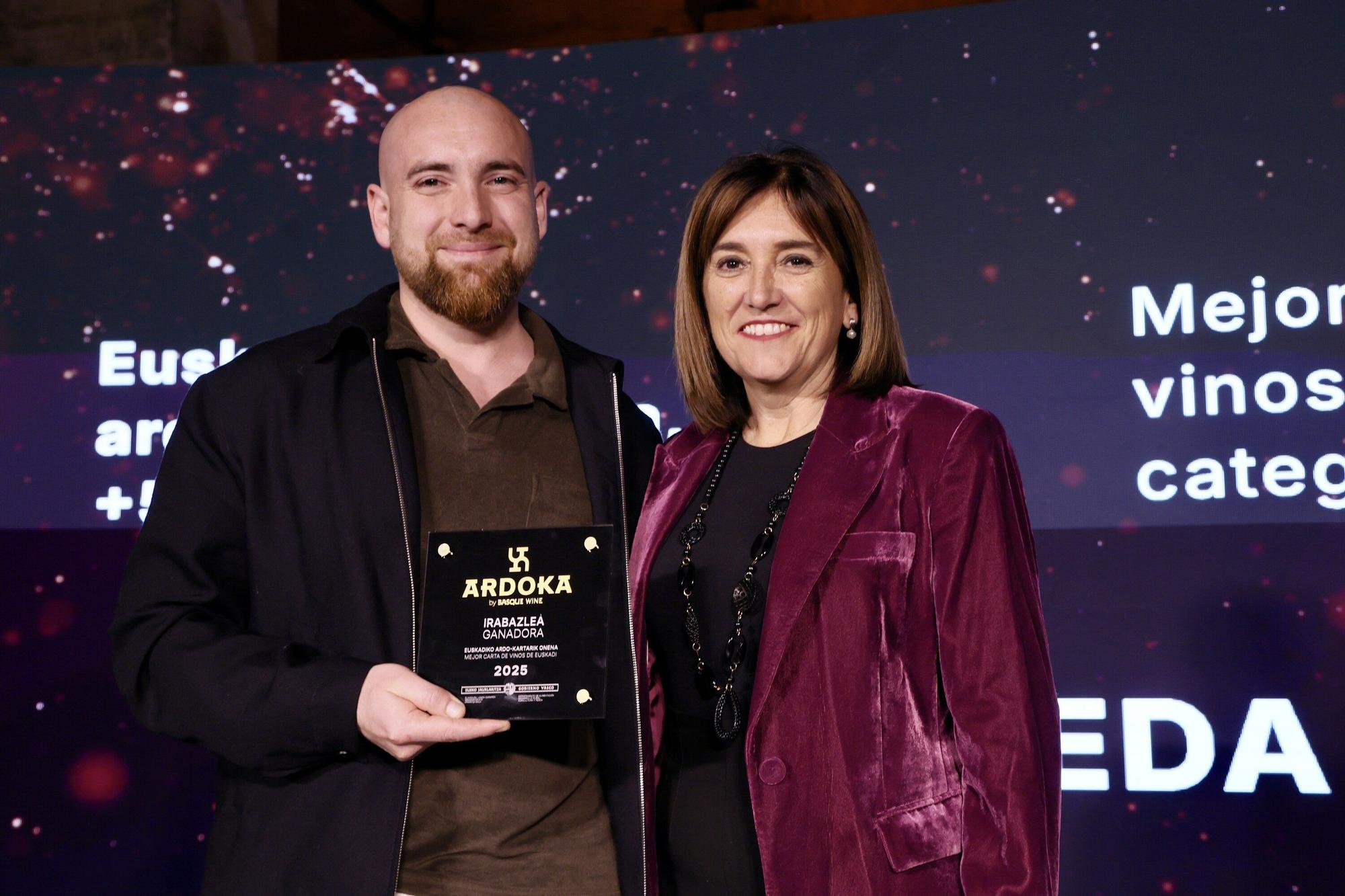 En imágenes: Los premios Ardoka reconocen las mejores cartas de vinos de Euskadi