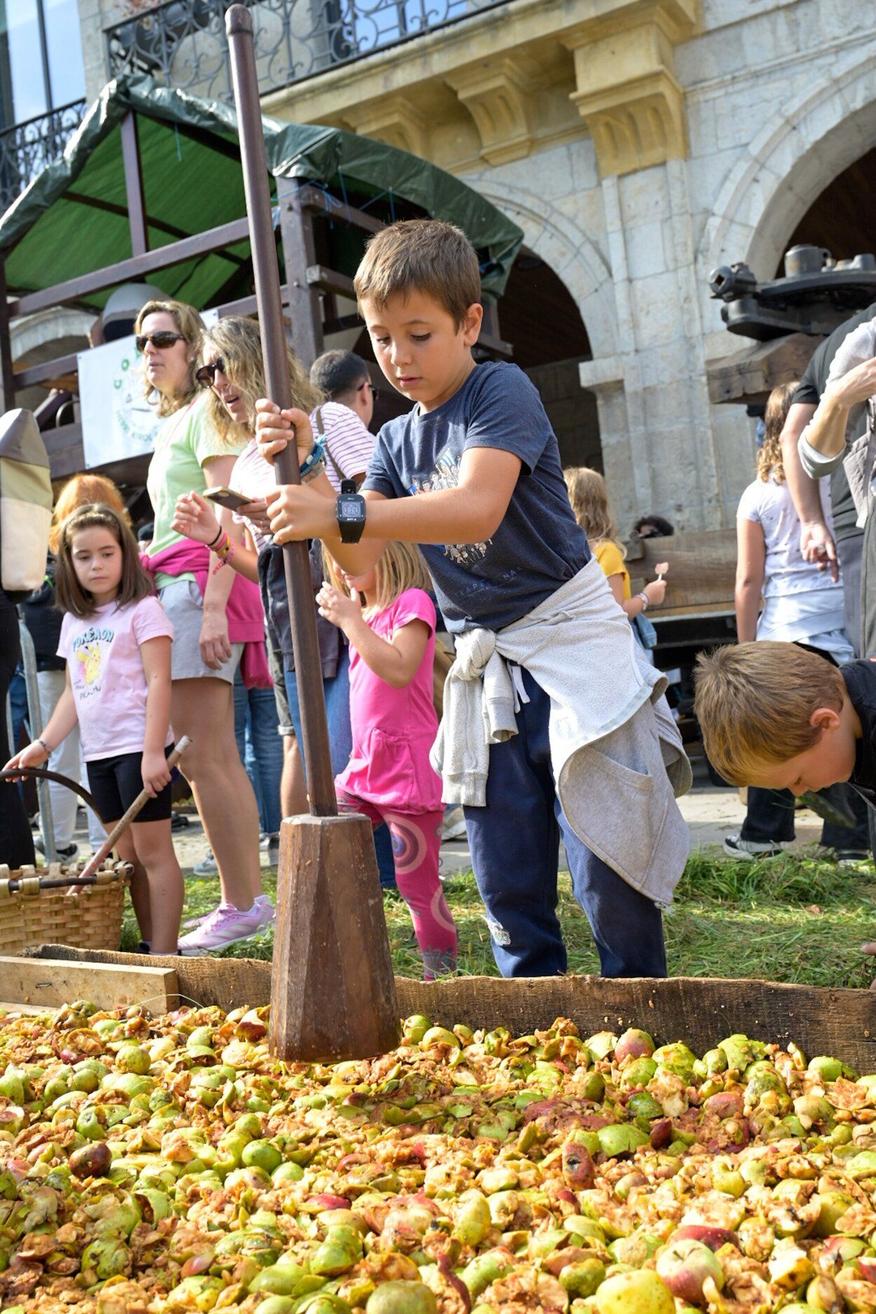 Feria de la cosecha de la manzana en Astigarraga.
