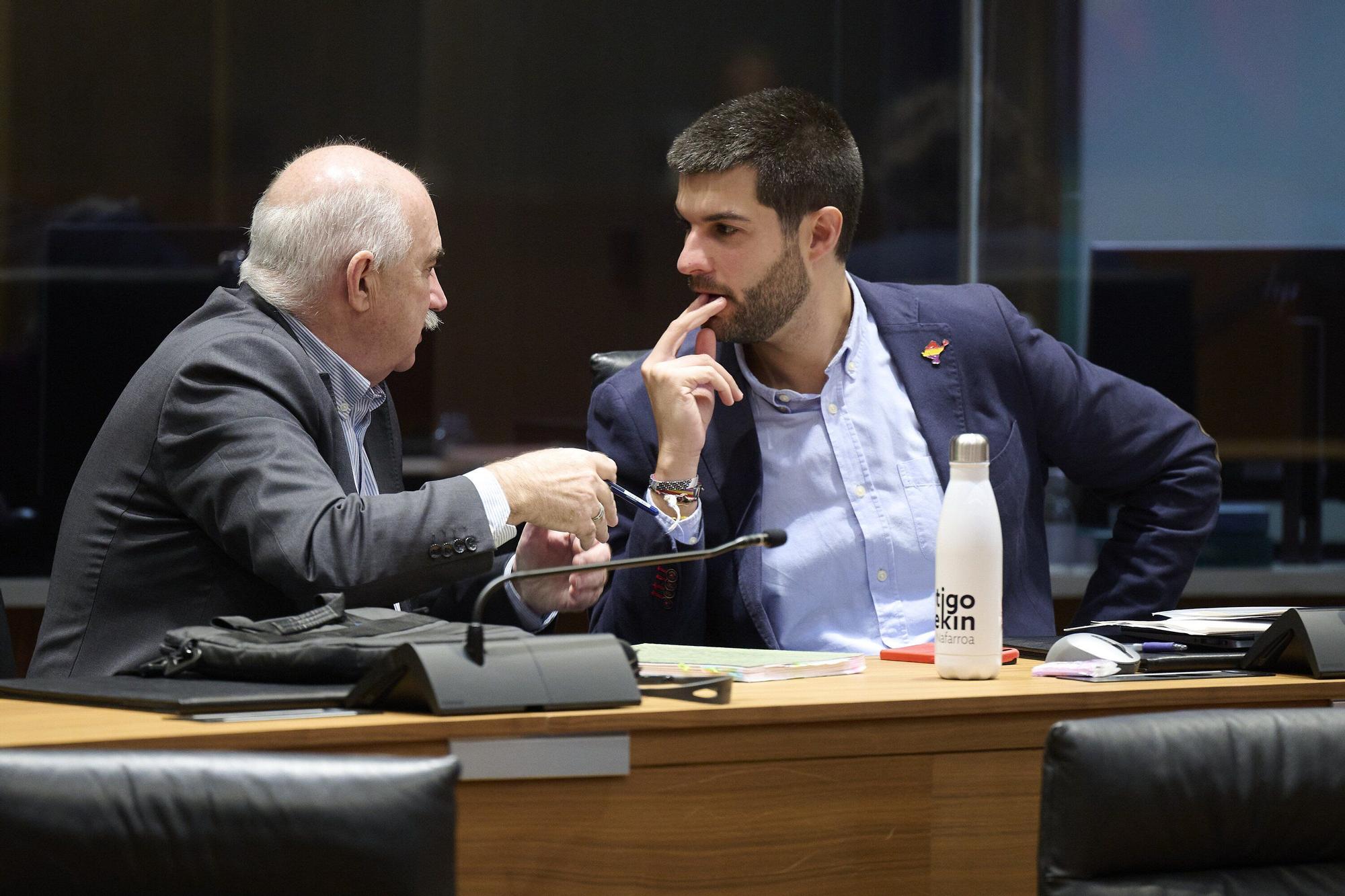 Fotos del pleno del Parlamento de Navarra (jueves 25 de septiembre de 2025)