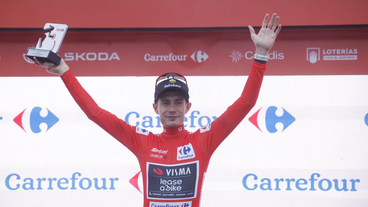 Jonas Vingegaard, líder de la Vuelta.
