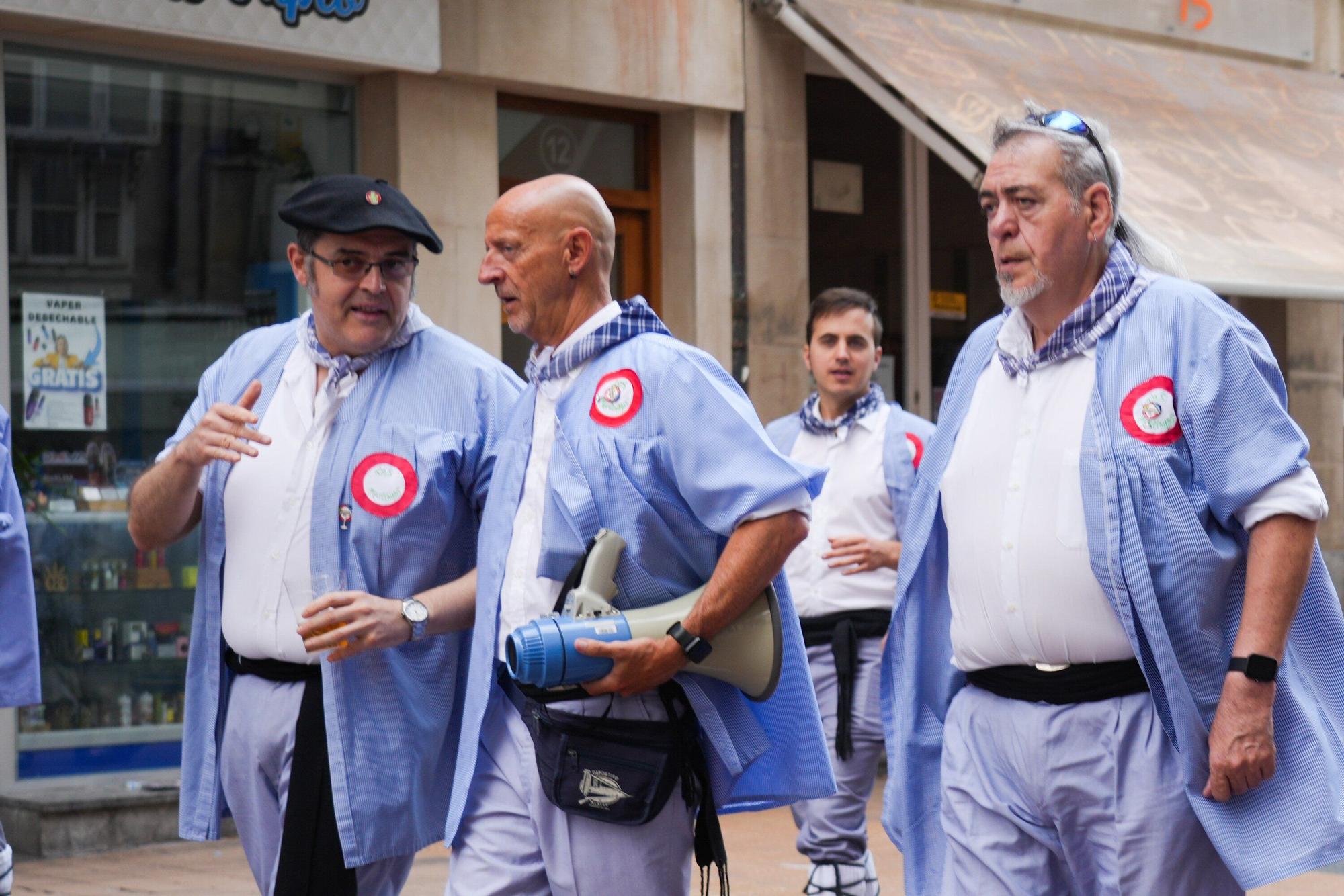 Ambiente en Vitoria el día de la Virgen Blanca