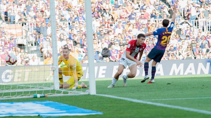 Aquel Barcelona-Athletic en el que los leones volvieron a puntuar 14 años después (29 de septiembre de 2018)