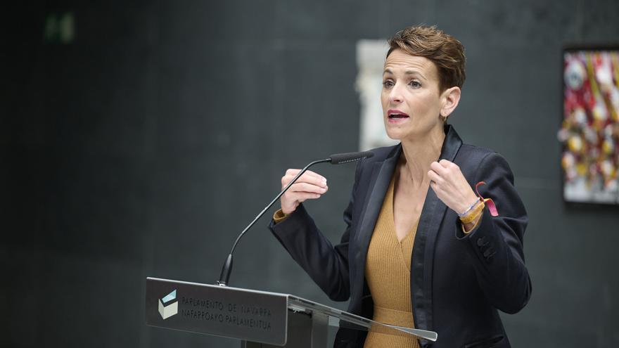 María Chivite restringirá los comentarios en su perfil de la red social X por "amenazas e insultos"