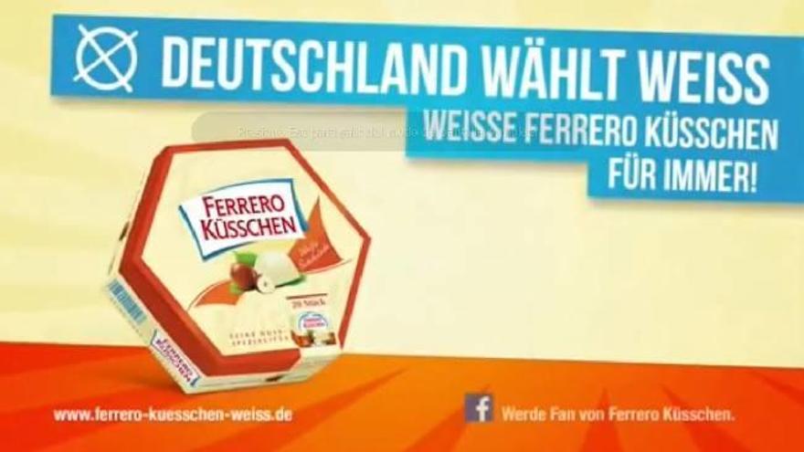 Alemania censura un anuncio de chocolate blanco por considerarlo racista.