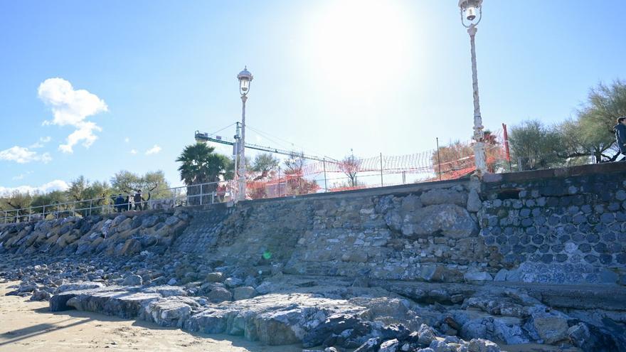 Comienzan las obras de reparación del paseo de Ondarreta