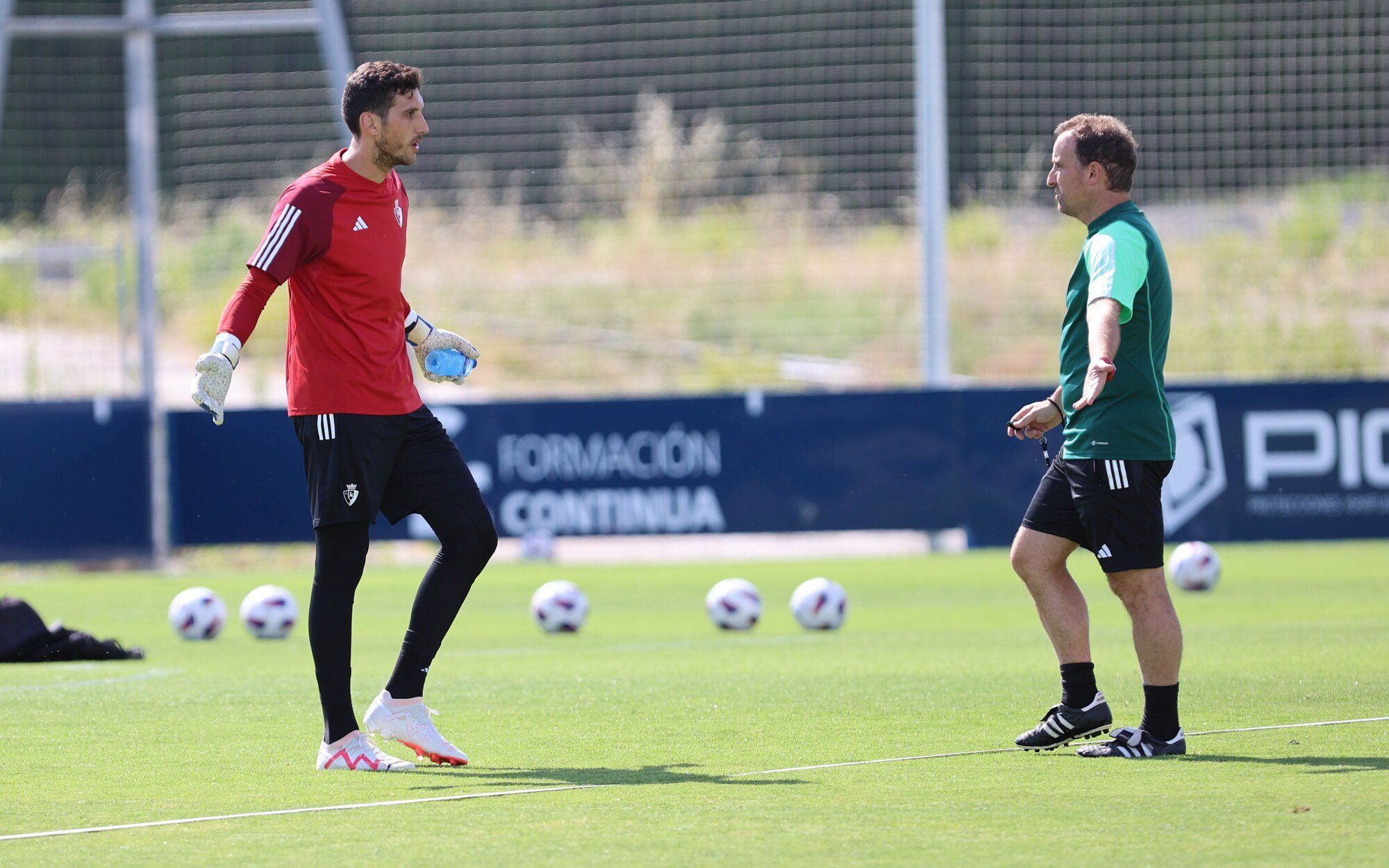 Fotos del entrenamiento de Osasuna en Tajonar de este lunes 24 de julio