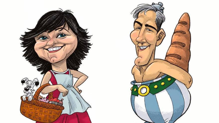 Pamplona Markets Become Gallic Villages in Comic Exhibition to Support Local Trade