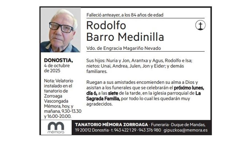 Rodolfo Barro Medinilla