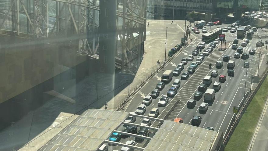 Solucionadas las afecciones a la salida de Bilbao por San Mamés