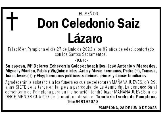 Celedonio Saiz Lázaro