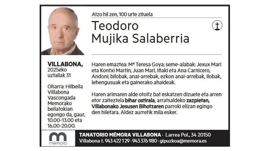 TEODORO MUJIKA SALABERRIA