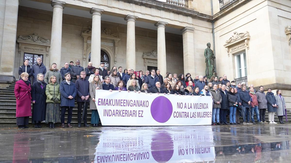 Concentración del 25N en la Plaza de la Provincia