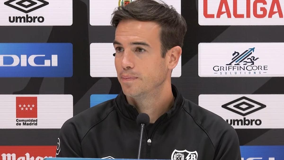 Iñigo Pérez, durante una rueda de prensa.