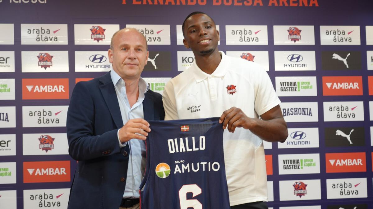 Presentación de Hamidou Diallo como jugador de Baskonia