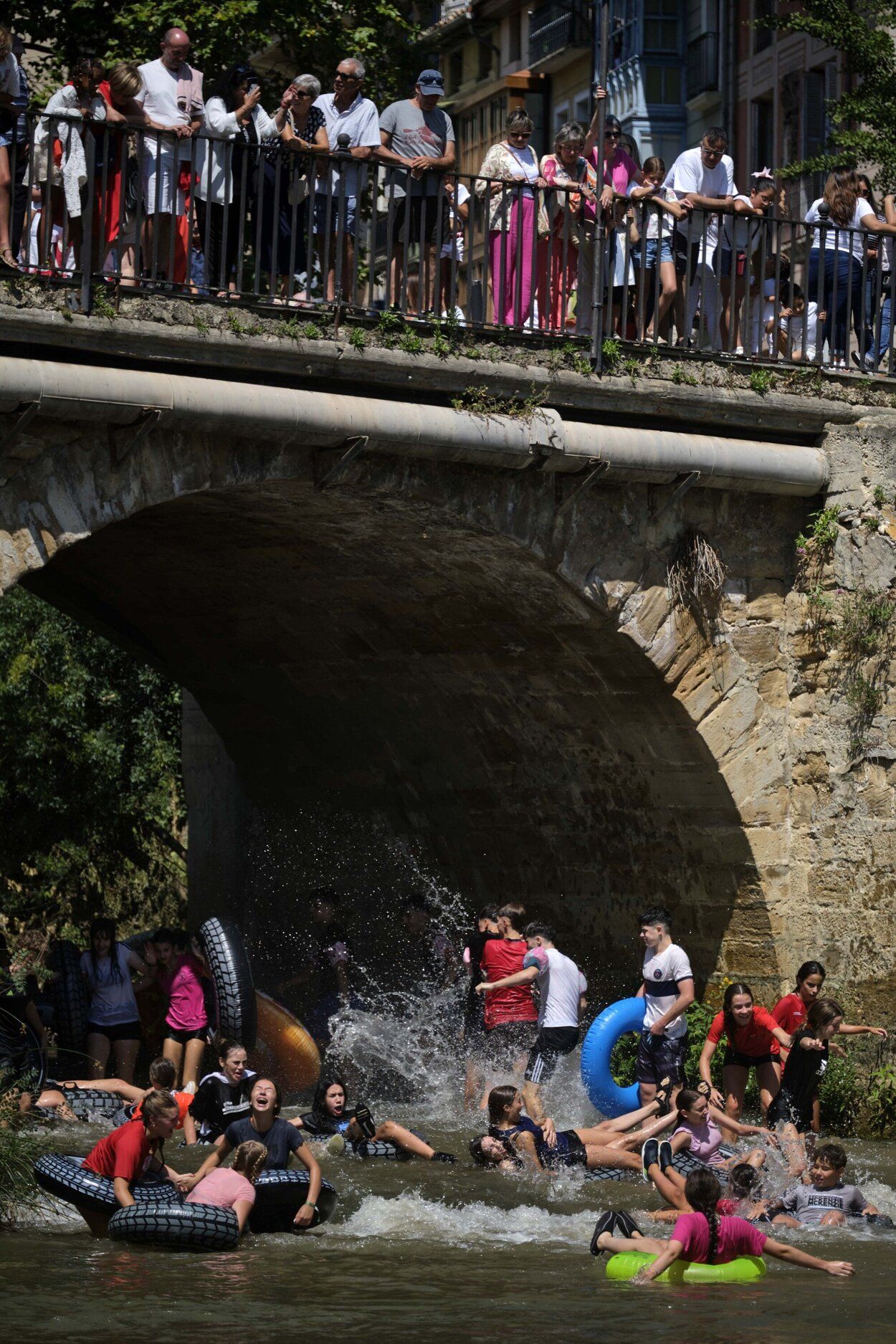 Fotos del inicio de las fiestas de Estella-Lizarra