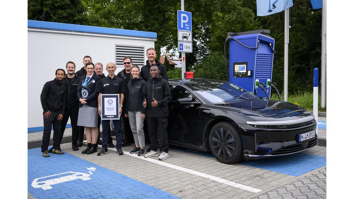 LUCID AIR GRAND TOURING: 1.205 km de autonomía