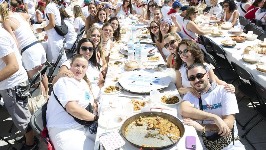 Comida del pato en las fiestas de Zizur